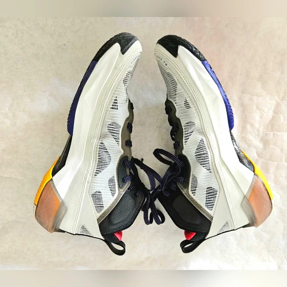 Air Jordan Beyond Borders 37 Athletic Shoes White Red Purple